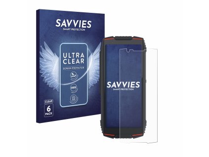 Cubot King Kong Mini 3 típusú telefonhoz 6db-os Savvies SU75 kijelzőfólia