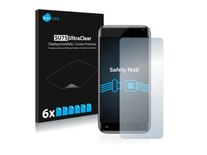 Cubot Magic típusú telefonhoz 6db-os Savvies SU75 kijelzőfólia