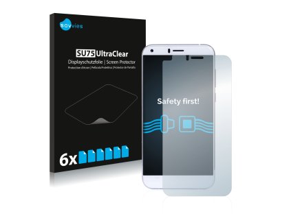 Cubot Manito típusú telefonhoz 6db-os Savvies SU75 kijelzőfólia