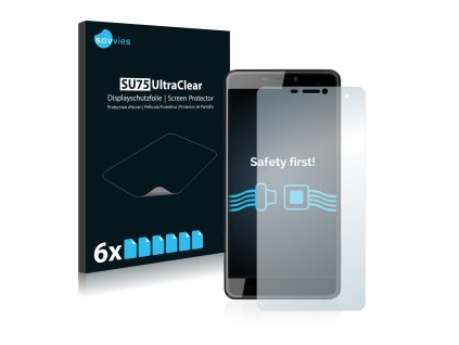 Cubot Max típusú telefonhoz 6db-os Savvies SU75 kijelzőfólia