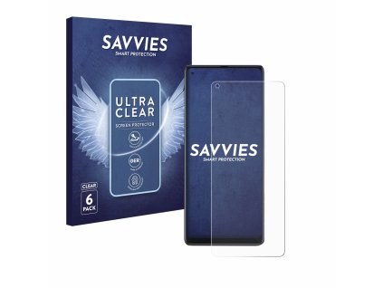 Cubot Max 3 típusú telefonhoz 6db-os Savvies SU75 kijelzőfólia