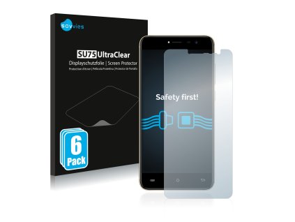 Cubot Note Plus típusú telefonhoz 6db-os Savvies SU75 kijelzőfólia