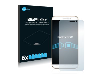 Cubot Note S típusú telefonhoz 6db-os Savvies SU75 kijelzőfólia