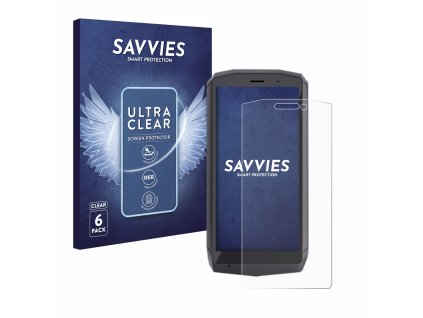Cubot Pocket típusú telefonhoz 6db-os Savvies SU75 kijelzőfólia