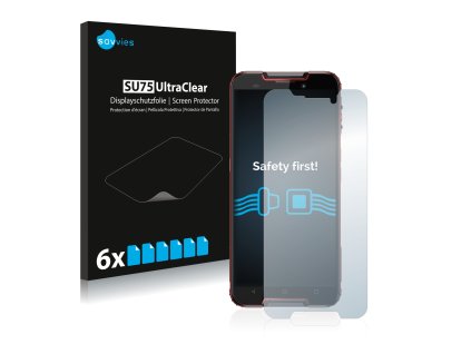 Cubot Quest típusú telefonhoz 6db-os Savvies SU75 kijelzőfólia