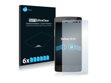 Cubot X12 típusú telefonhoz 6db-os Savvies SU75 kijelzőfólia