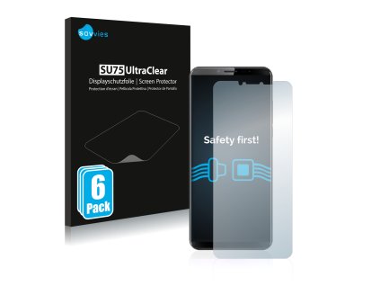 Cubot X19 típusú telefonhoz 6db-os Savvies SU75 kijelzőfólia