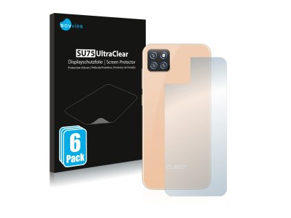 Cubot X20 Pro (Hátlapi) típusú telefonhoz 6db-os Savvies SU75 kijelzőfólia