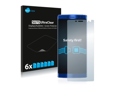 Doogee BL12000 Pro típusú telefonhoz 6db-os Savvies SU75 kijelzőfólia