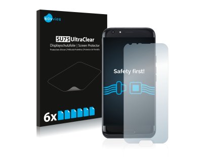 Doogee BL5000 típusú telefonhoz 6db-os Savvies SU75 kijelzőfólia