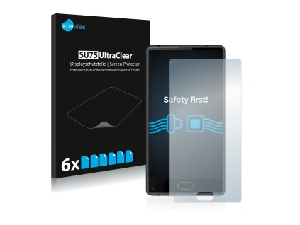 Doogee Mix Lite típusú telefonhoz 6db-os Savvies SU75 kijelzőfólia