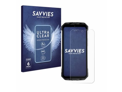 Doogee S100 Pro típusú telefonhoz 6db-os Savvies SU75 kijelzőfólia