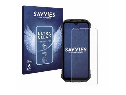 Doogee S110 típusú telefonhoz 6db-os Savvies SU75 kijelzőfólia