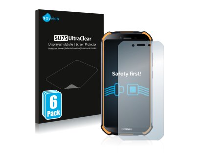 Doogee S40 típusú telefonhoz 6db-os Savvies SU75 kijelzőfólia