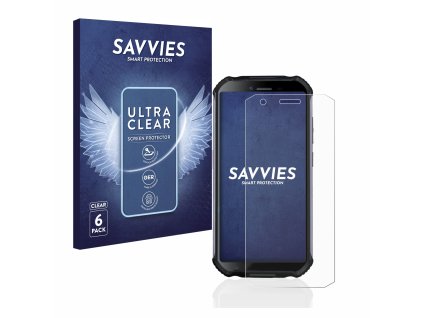 Doogee S41 típusú telefonhoz 6db-os Savvies SU75 kijelzőfólia