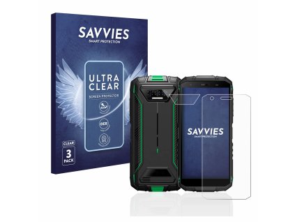 Doogee S41 Pro (Előlapi + Kamera) típusú telefonhoz 6db-os Savvies SU75 kijelzőfólia
