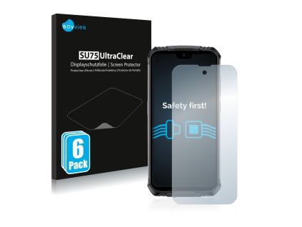 Doogee S59 Pro típusú telefonhoz 6db-os Savvies SU75 kijelzőfólia
