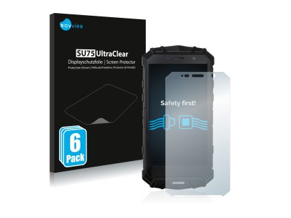Doogee S60 típusú telefonhoz 6db-os Savvies SU75 kijelzőfólia