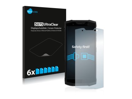 Doogee S80 Lite típusú telefonhoz 6db-os Savvies SU75 kijelzőfólia