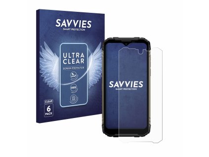 Doogee S96 Pro típusú telefonhoz 6db-os Savvies SU75 kijelzőfólia