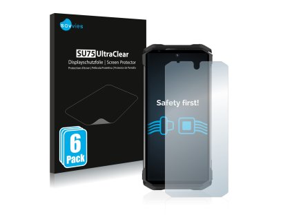 Doogee S98 típusú telefonhoz 6db-os Savvies SU75 kijelzőfólia