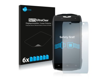 Doogee T5 típusú telefonhoz 6db-os Savvies SU75 kijelzőfólia
