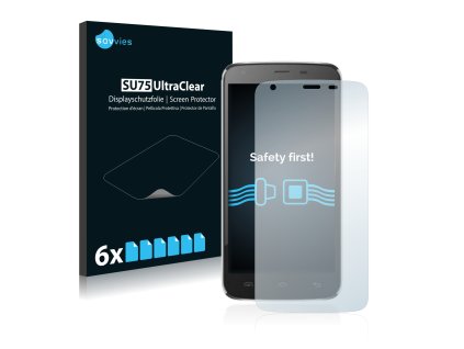 Doogee T6 típusú telefonhoz 6db-os Savvies SU75 kijelzőfólia