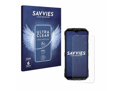 Doogee V Max típusú telefonhoz 6db-os Savvies SU75 kijelzőfólia