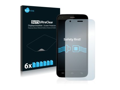 Doogee Valencia 2 Y100 típusú telefonhoz 6db-os Savvies SU75 kijelzőfólia