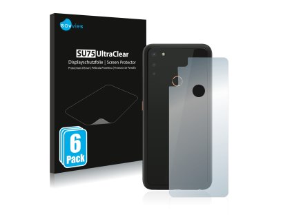 Gigaset GS4 (Hátlapi) típusú telefonhoz 6db-os Savvies SU75 kijelzőfólia