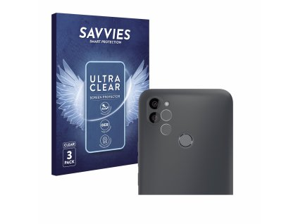 Gigaset GS5 Lite (Előlapi + Kamera) típusú telefonhoz 6db-os Savvies SU75 kijelzőfólia