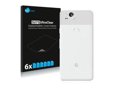 Google Pixel 2 (Csak kamera) típusú telefonhoz 6db-os Savvies SU75 kijelzőfólia