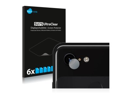 Google Pixel 3 (Csak kamera) típusú telefonhoz 6db-os Savvies SU75 kijelzőfólia