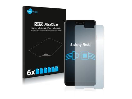 Google Pixel 3 XL típusú telefonhoz 6db-os Savvies SU75 kijelzőfólia