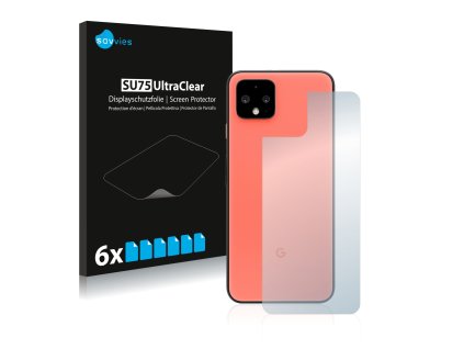 Google Pixel 4 (Hátlapi) típusú telefonhoz 6db-os Savvies SU75 kijelzőfólia