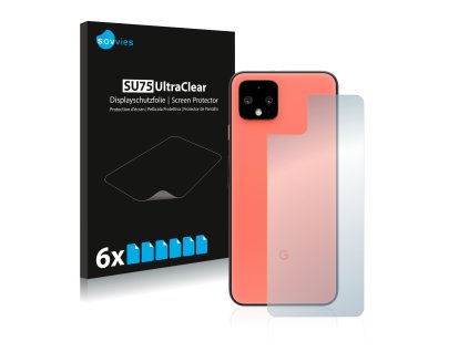 Google Pixel 4 XL (Hátlapi) típusú telefonhoz 6db-os Savvies SU75 kijelzőfólia