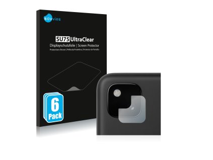 Google Pixel 4a (Csak kamera) típusú telefonhoz 6db-os Savvies SU75 kijelzőfólia