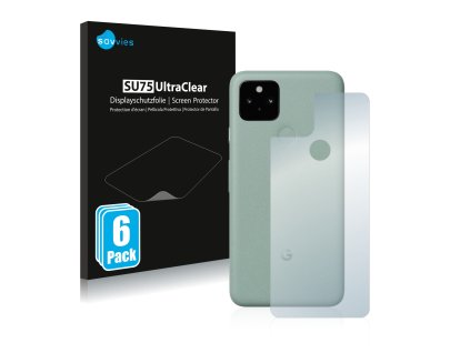 Google Pixel 5 (Hátlapi) típusú telefonhoz 6db-os Savvies SU75 kijelzőfólia
