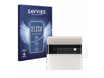 Google Pixel 6 Pro (Csak kamera) típusú telefonhoz 6db-os Savvies SU75 kijelzőfólia