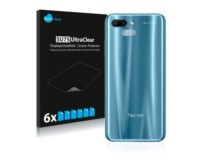 Honor 10 (Csak kamera) típusú telefonhoz 6db-os Savvies SU75 kijelzőfólia