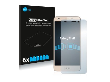 Honor 7 Lite típusú telefonhoz 6db-os Savvies SU75 kijelzőfólia