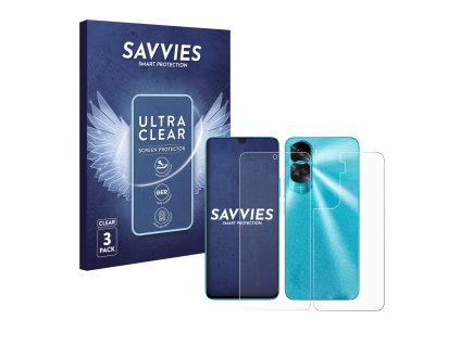 Honor 90 Lite (Előlapi + Hátlapi) típusú telefonhoz 6db-os Savvies SU75 kijelzőfólia