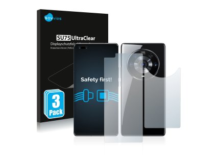 Honor Magic 3 (Előlapi + Hátlapi) típusú telefonhoz 6db-os Savvies SU75 kijelzőfólia