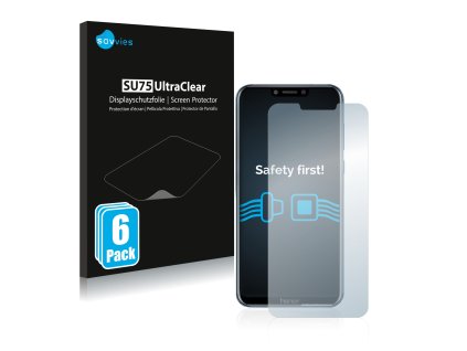Honor Play típusú telefonhoz 6db-os Savvies SU75 kijelzőfólia