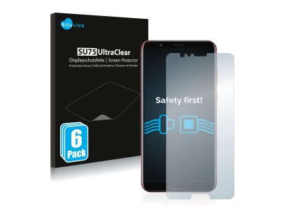 Honor View 10 típusú telefonhoz 6db-os Savvies SU75 kijelzőfólia