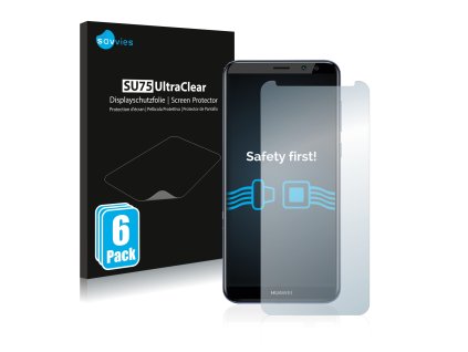 Huawei Mate 10 Lite típusú telefonhoz 6db-os Savvies SU75 kijelzőfólia