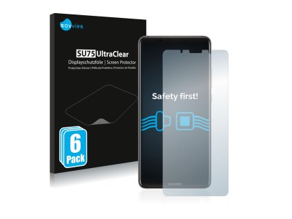 Huawei Mate 10 Pro típusú telefonhoz 6db-os Savvies SU75 kijelzőfólia