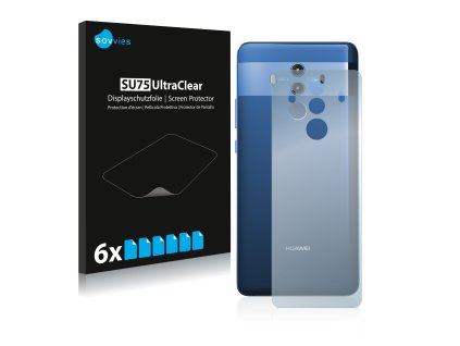 Huawei Mate 10 Pro (Hátlapi) típusú telefonhoz 6db-os Savvies SU75 kijelzőfólia