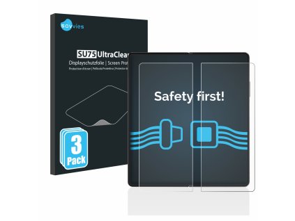 Huawei Mate X2 (Belső kijelző) típusú telefonhoz 6db-os Savvies SU75 kijelzőfólia