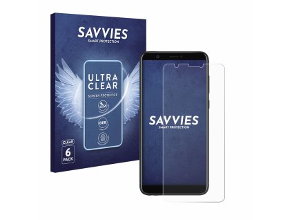 Huawei P smart 2018 típusú telefonhoz 6db-os Savvies SU75 kijelzőfólia